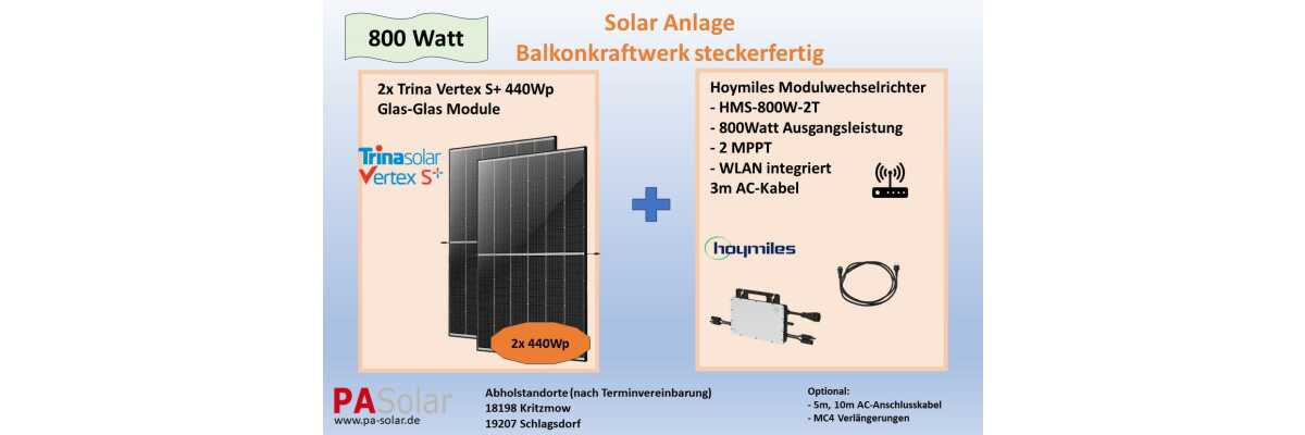 Balkonkraftwerke / Solar Anlagen