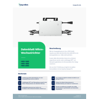 Hoymiles HMS-1800-4T  Mikrowechselrichter, 4 MPPT, einphasig