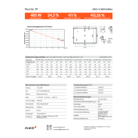470Wp Aiko Neostar 2P+ A-MAH54Dw Full-Black Glas-Glas